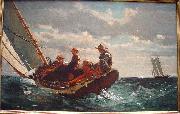 Winslow Homer Breezing Up oil painting reproduction